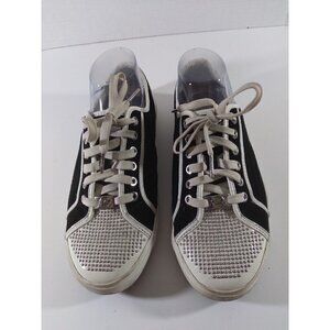 Michael Michael Kors Women's Boerum Mini Studded Sneakers Black, Size:9.5 M